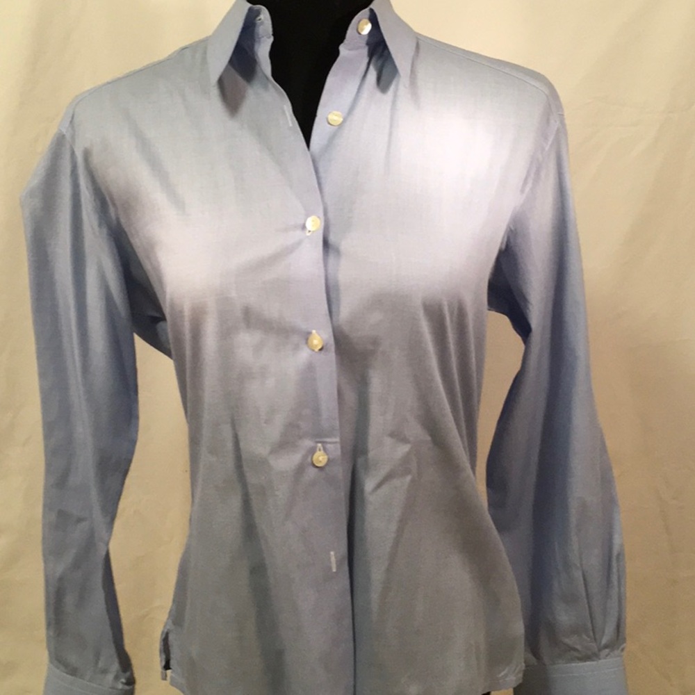 Italian made Fine Cotton Blouse, size M